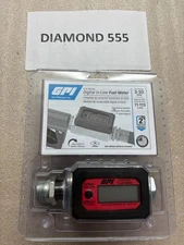 GPI 01A Series 3-30 GPM Digital In-Line Fuel Meter 113255-20M6 01A31GM | 3372