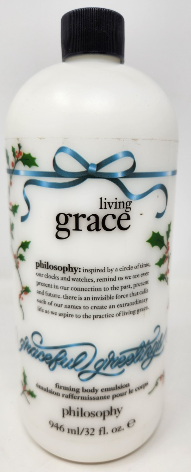 Philosophy Living Grace Firming Body Emulsion 32 oz NEW + pu
