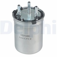 DELPHI Kraftstofffilter HDF686 mit Schnellkupplung für A1 AUDI 8XA 8X1 8XF 8XK