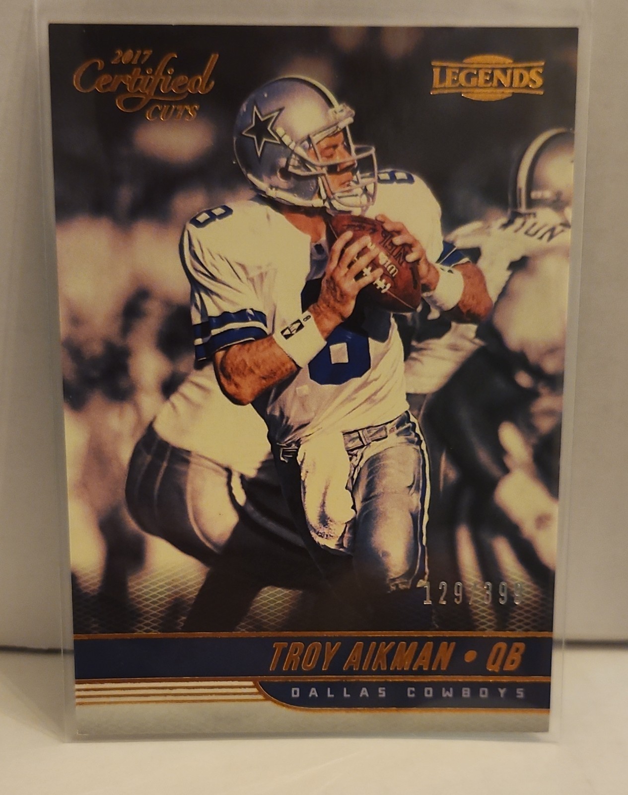2017 Panini Certified Cuts - Legend Troy Aikman #141 /399