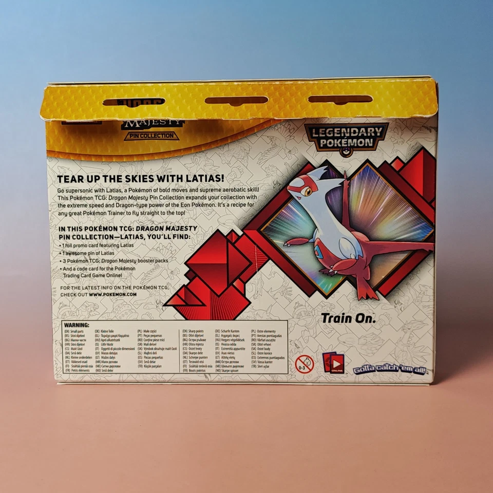 LATIAS PIN COLLECTION POKEMON - 2018 DRAGON MAJESTY - ENGLISCH OVP - Bild 3 von 4