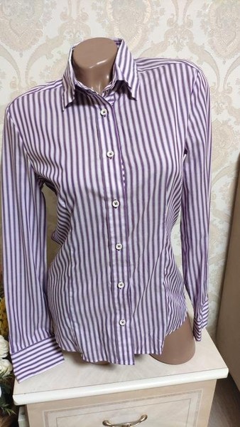 Women ETERNA Shirt White Cotton 38 #3PMD