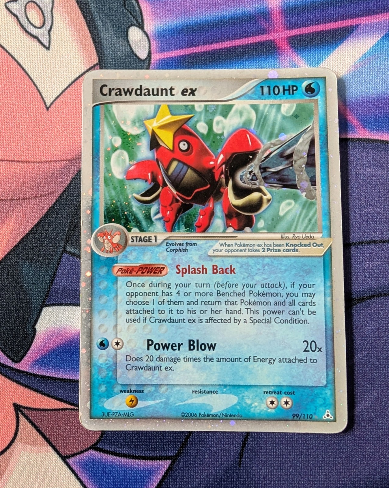 Crawdaunt ex - Holon Phantoms (HP) Pokemon Card 99/110