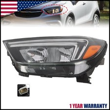For Buick Encore 2017-2022 Left Headlamp Halogen Wled Drl Black Headlight For Buick Encore 2017-2022 Left Headlamp Halogen Wled Drl Black Headlight