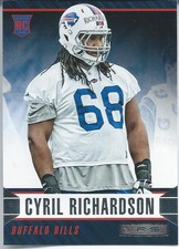 2014 Panini Rookies & Stars CYRIL RICHARDSON RC Baylor Bears Guard Buffalo Bills