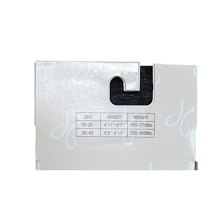 Vestido Barn Estilo Apertado Controle Top Meia-calça Feminina Microfibra Plus Size 3X-4X Cinza - Imagem 2 de 3