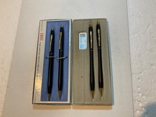Lot of 2 Cross Matte Black Pen  Pencil Sets. Read Description. A4