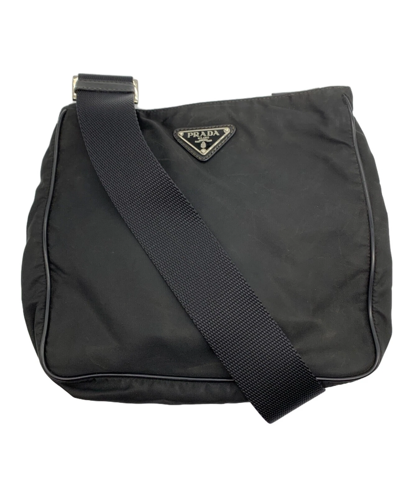 Prada — Prada Nylon Shoulder Bag VA0270 Black #TFB5031