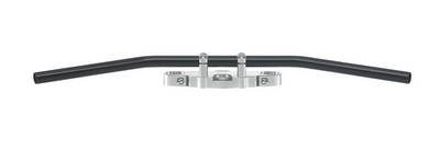 MCL123SS HBAR 1'' DRAGBAR MED STEEL BLK TRIUMPH ROCKET III 2300 ABS ROADSTER 2013