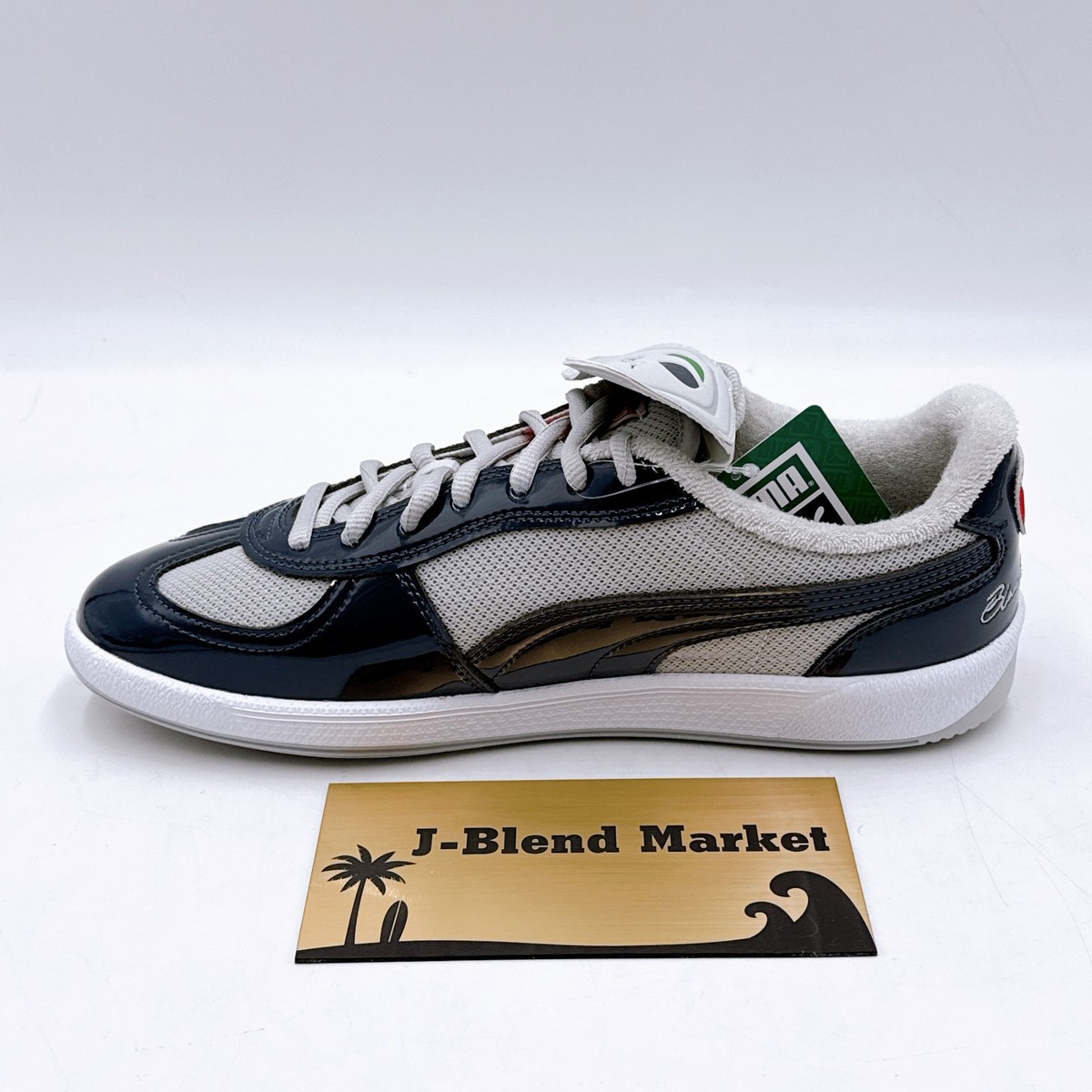 BlackEyePatch x Puma Cup Palermo Premium Cool Light Gray-Navy