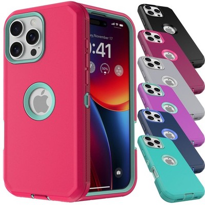 For iPhone 6/7/8 Plus 11/12/13/14/15/16/17 Pro Max/16e/17e Shockproof Case Cover