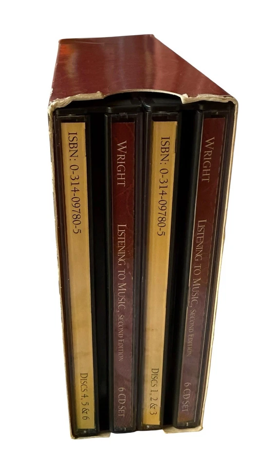 6-CD SET To Accompany Listening to Music Second Edition Craig Wright - Image 4 of 4