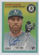 2023 Chrome Platinum Anniversary Aqua Refractor Dermis Garcia García Auto q2x