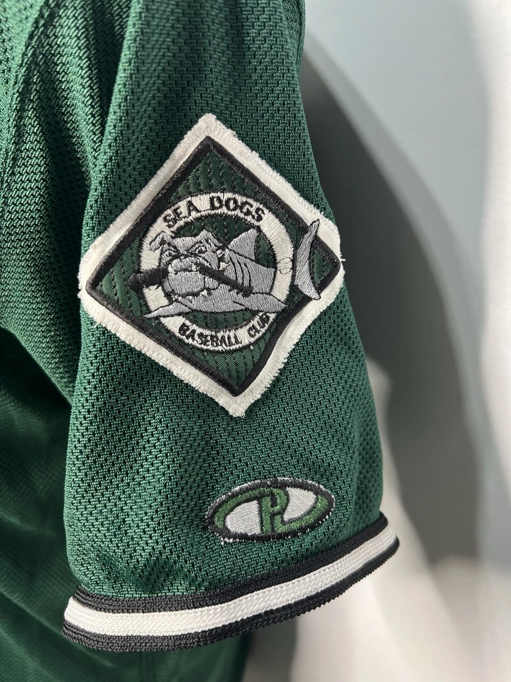 Camiseta deportiva de béisbol vintage de los 90 Portland Sea Dogs #5 Robinson grande para hombre Foto 4 de 4