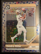 2024 Donruss Optic Kendre Miller Gold Stars Emoji SSP #143 New Orleans Saints