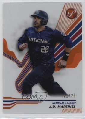 2024 Topps Pristine All-Star Game Orange Refractor 21/25 JD Martinez #251 0e1