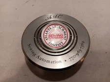 Atlanta Attachment Company Sewing Automation Advertising Desk Toy Spinning Clock