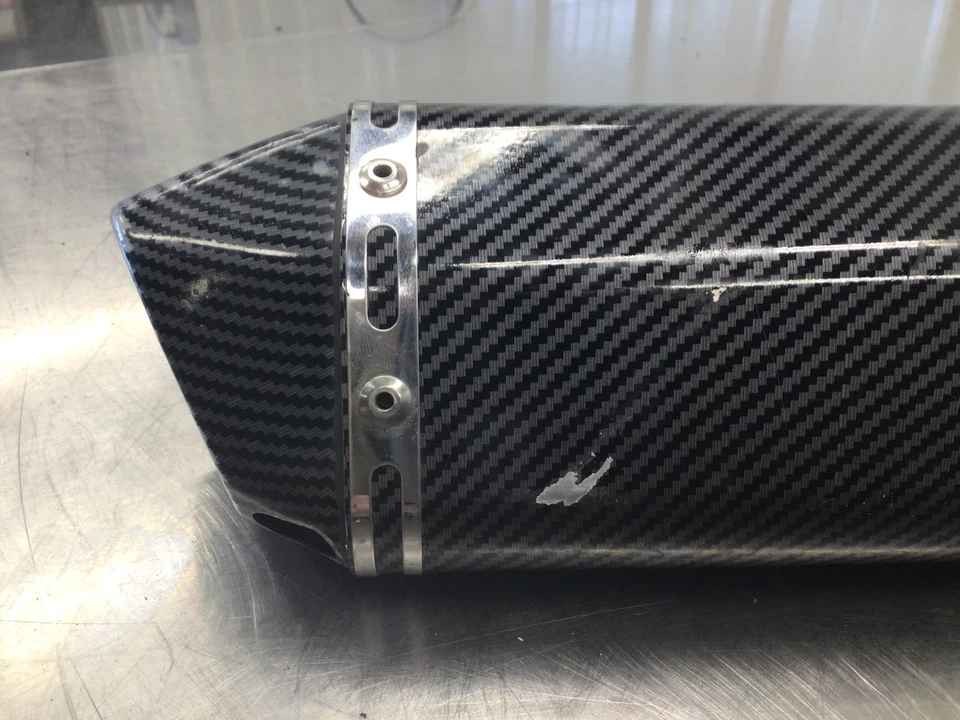 Kawasaki Ninja 250R EX250J 2011 mercado de accesorios aluminio fibra de carbono tubo de escape Foto 3 de 4