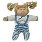 VINTAGE 1984 CABBAGE PATCH KIDS JESMAR SPAIN DOLL BLONDE GIRL FRECKLES GREEN # 3