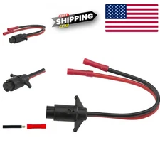 12V Electric Trolling Motor Wire Harness 6-Inch Transom Mount Marine Connectors