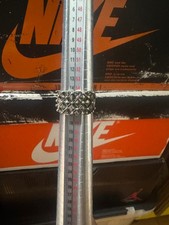 Vintage 925 Sterling Silver Ring Cool Triangle Design 5.1 Grams Size 7 3/4