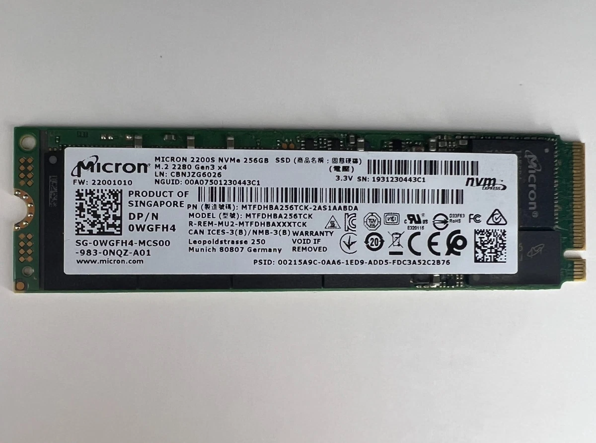 Micron 256 GB Solid State Drives for sale | eBay