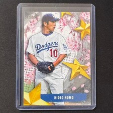 🔌IU 2025 TOPPS UPDATE SERIES BASEBALL STARS OF JAPAN HIDEO NOMO #SOJ-30