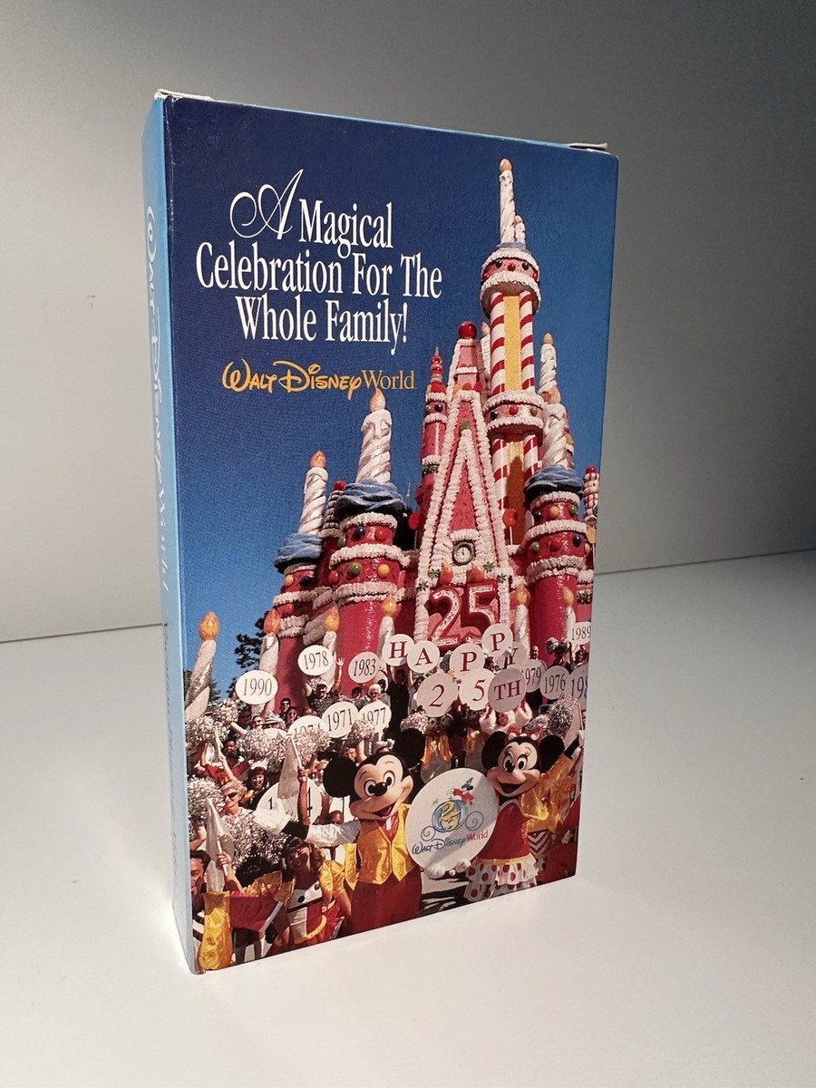 Disney World Vacation Planning VHS 1997 25th Anniversary Castle