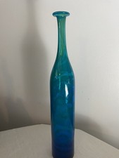  Maltese Mdina 'Ming' glass Bottle Vase - Michael Harris - Mdina