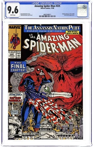 Amazing Spider-Man #325 CGC 9.6 1989 4663348011