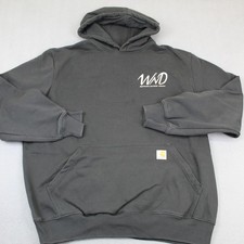 Carhartt Hoodie Mens Extra Large Black Rain D...