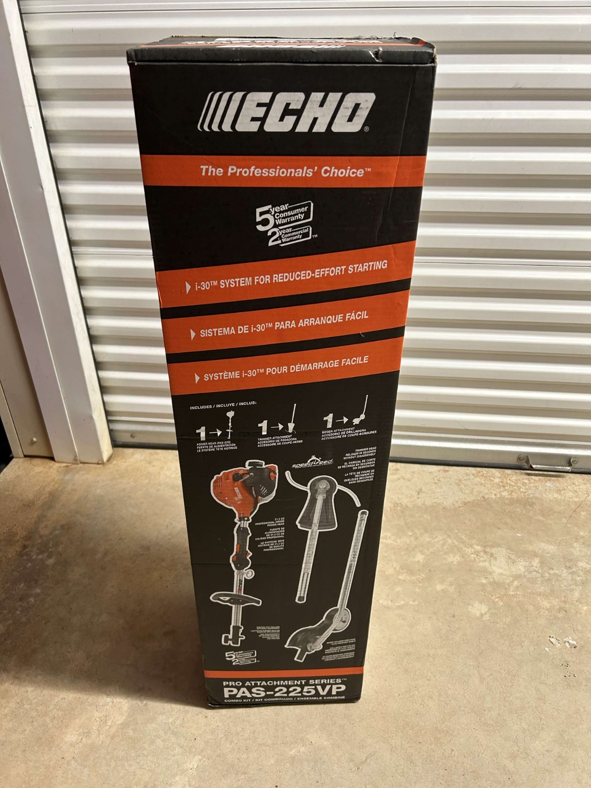W/ Edger Kit Feed Head Pas-225vp