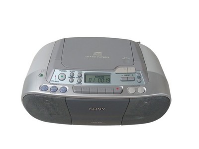 Sony CFD-S01 CD Cassette Recorder AM FM Radio Stereo Boombox Player Tested