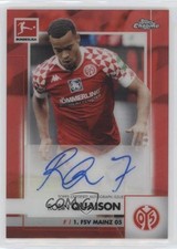 Robin Quaison Chrome Bundesliga 2020 Red Refractor /10 Auto