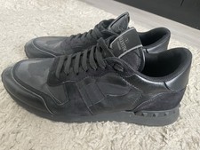 Valentino Garavani Rockrunner Scarpe da Ginnastica Nero Mimetico - Uomo UK 9 EU 43 US 10