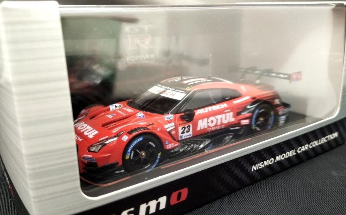 EBBRO 1/43 Scale GT-R SUPER GT GT500 2021 Rd.1 Red/Black