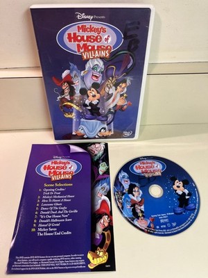 Mickey's House of Mouse Villains DVD + Insert, 2002 Disney