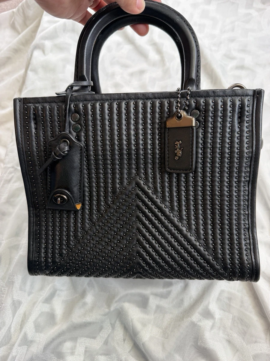 Coach Rogue Satchel/Top Handle Bag Black Bags & Handbags for Women