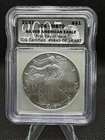 2007 American Silver Eagle $1 ICG MS70 First Day Issue 1 oz .999 Fine Silver