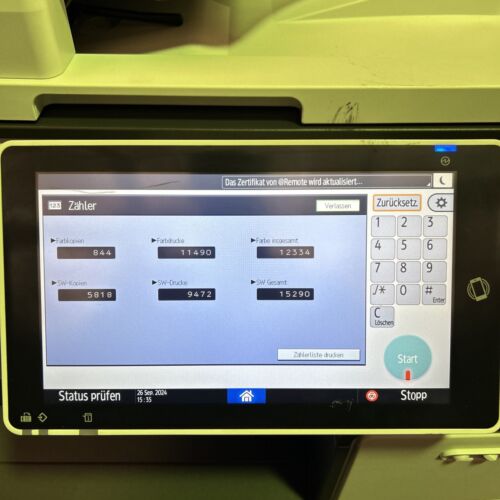 Ricoh IM C3000 Farblaserdrucker Multifunktionsgerät A3/A4/A3+ WiFi. Bluetooth - Bild 8 von 17