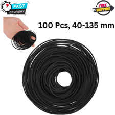 100 PCS Square Rubber Drive Belt For Cassette Player Recorder Repair Replacement