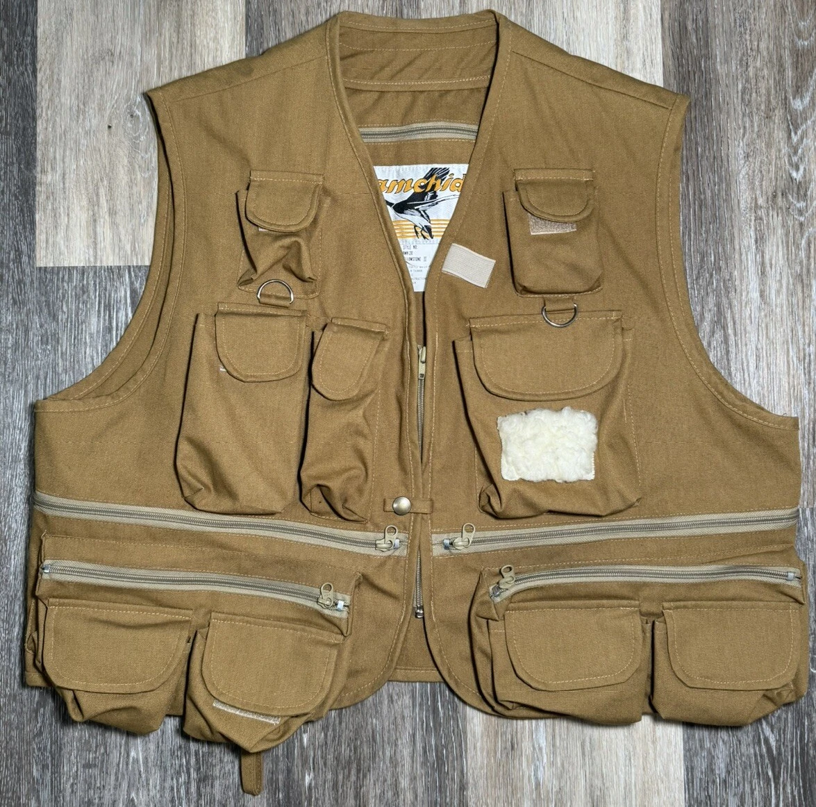 Fly Fishing Vest Men's Large Gamehide Duck Hunting Vest Yellowstone II Vintage