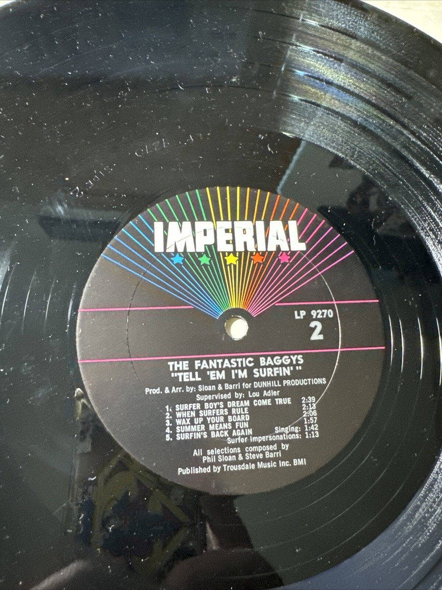 CLASSIC VINYL ALBUM: The Fantastic Baggys - Tell 'Em I'm