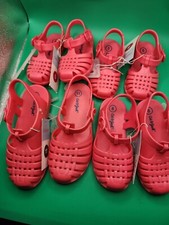 NWT Cat and Jack Girls Slip On Sandals Pink - sizes 5 - 11