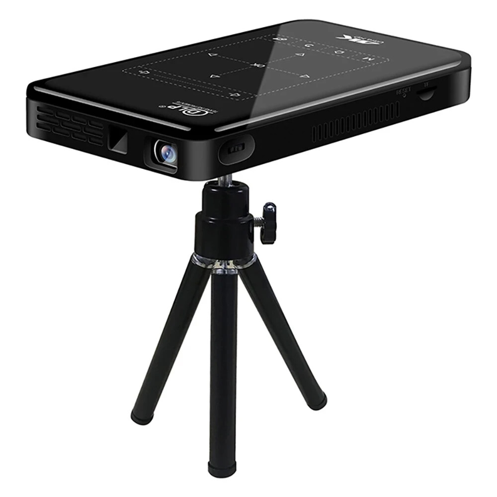 4K DLP Mini Projector Android 5G WiFi Bluetooth 1080P Portable