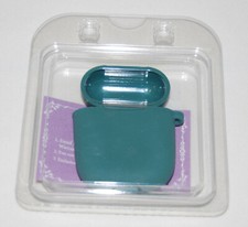 New Solid Pine Green Silicone AirPods 2nd Gen Protective Case with Clip