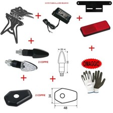 For Suzuki GSX R 1000 2005 05 Set Number Plate Holder Motorcycle Fairing + 4