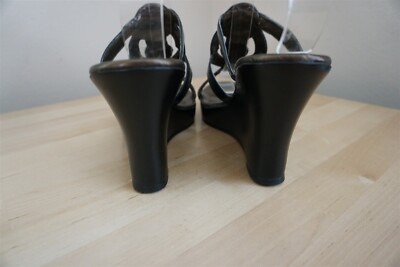 Sandales à Lanières Antonio Melani - Taille US 9.5 Femme - Couleur Misty Rose - Cuir - Occasion Comme Neuve