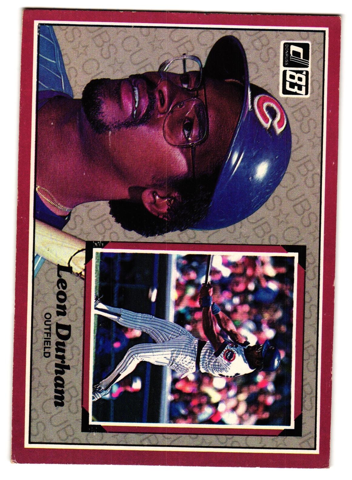 1983 Donruss Action All-Stars # 55 Leon Durham Chicago Cubs