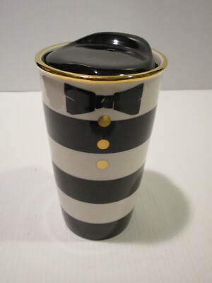 Alice & Olivia Starbucks Tall Coffee Warmer Mug, Bowtie/Stripes | eBay